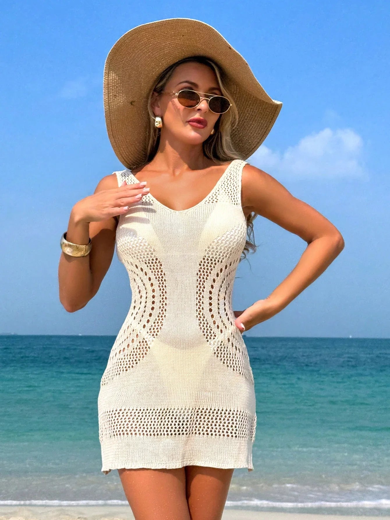 Saída De Praia Crochê Bruna
