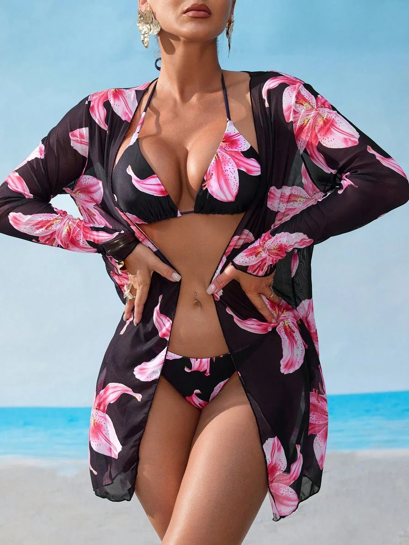 Conjunto Biquíni Bruna 3 Peças