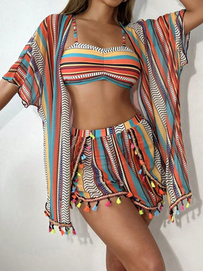 Conjunto Biquíni Milena 4 Peças